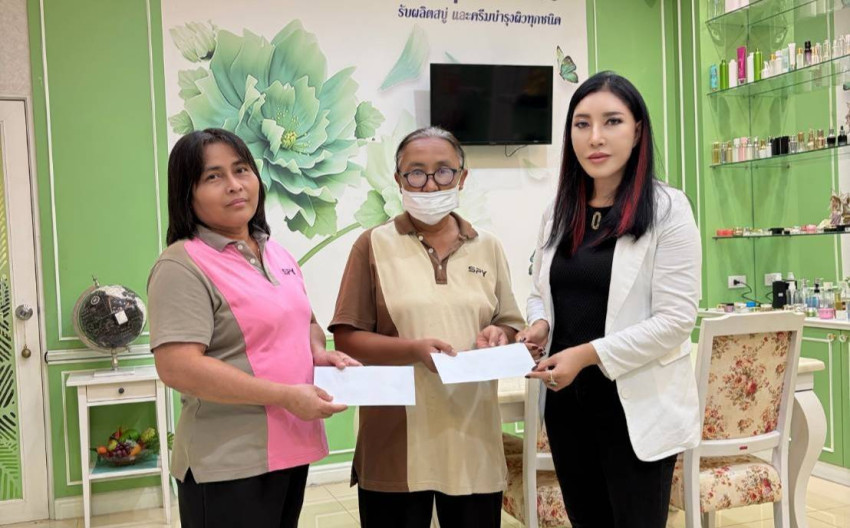  “สบู่วิภาดา” มอบเงินช่วยเหลือพนักงานและชุมชนประสบภัยน้ำท่วม